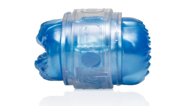 Fleshlight Quickshot Alien Butt/Mouth - Metallic Blue Freaks Male Masturbators | EWYCGD854