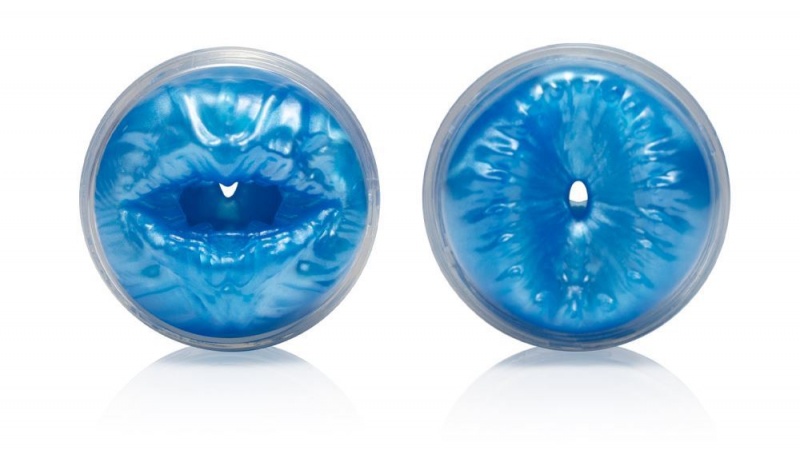 Fleshlight Quickshot Alien Butt/Mouth - Metallic Blue Freaks Male Masturbators | EWYCGD854