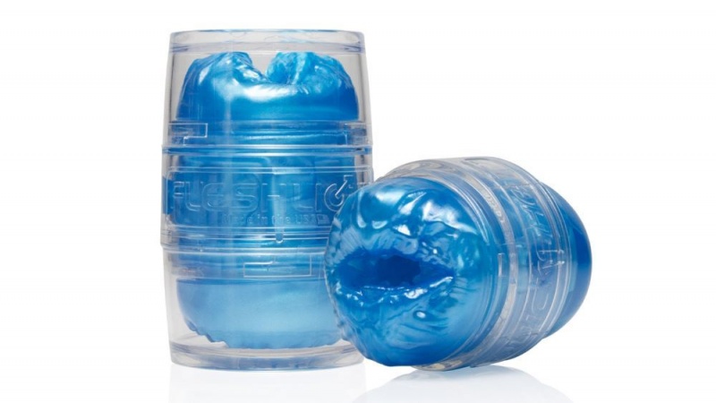 Fleshlight Quickshot Alien Butt/Mouth - Metallic Blue Freaks Male Masturbators | EWYCGD854