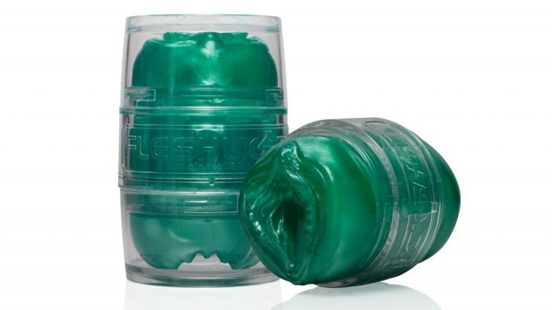 Fleshlight Quickshot Alien Lady/Butt - Metallic Green Freaks Male Masturbators | LPZATG731